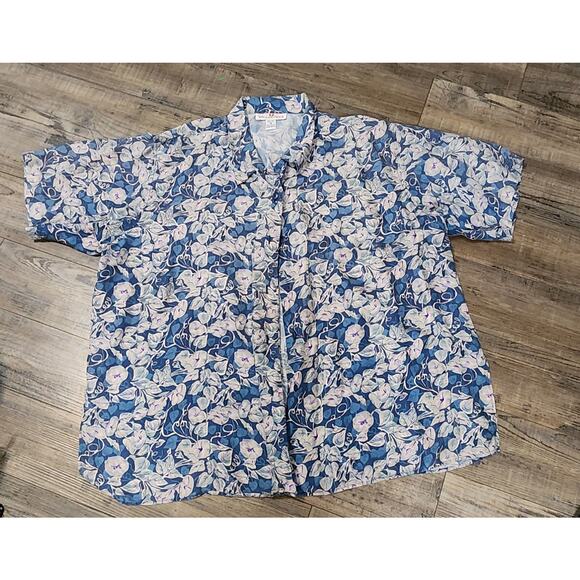 Stunt Collections 100% Silk Button Up Short Sleeve Hawaiian Shirt Men Sz 2X 2137 - Picture 1 of 5